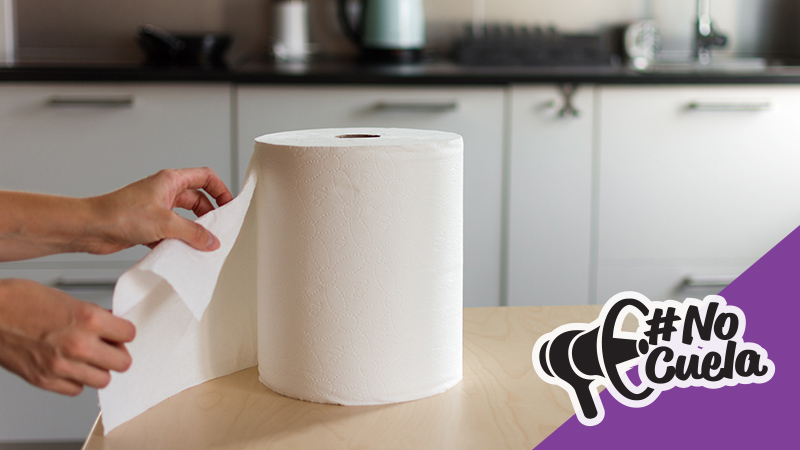 Papel de cocina No Cuela Entrada